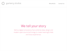 Tablet Screenshot of gramercystudios.com